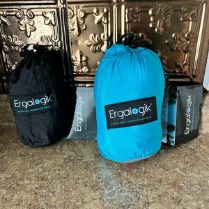 Double Nest Camping Hammock with straps